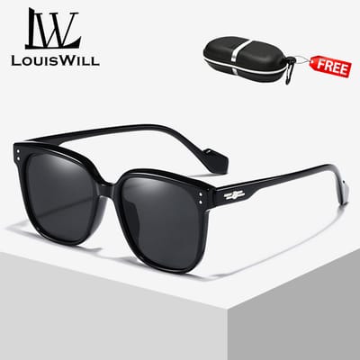 LouisWill UV400 Eyes Protection Day Night Dual Use Fashion Women Sunglass_img_0