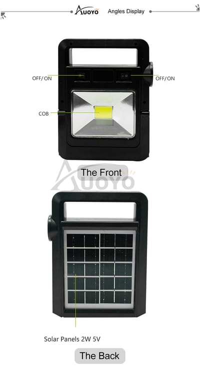 Auoyo Portable Solar Panel Light Solar_img_7