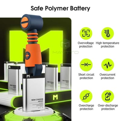 ๐ฅMaytto Rechargeable 3 Wind Speed Mini Handheld Fan_img_3