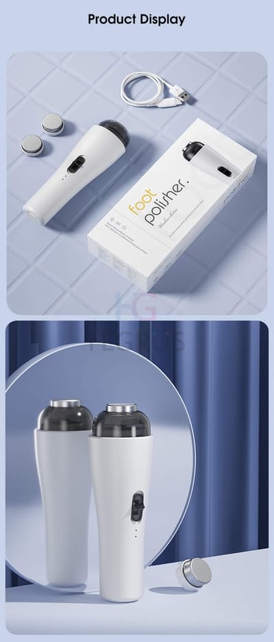 ๐ฅHEGRUS Rechargeable Electric Foot Grinder with 2 Grinding Heads_img_8