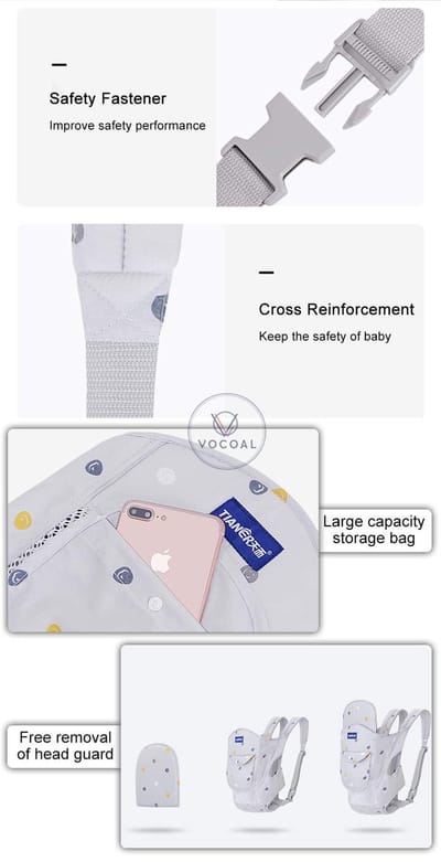 💥Vocoal Lightweight Adjustable Straps Baby Carrier_img_8