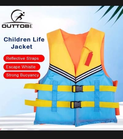 💥Outtobe Thick Oxford Cloth Children Life Jacket_img_0